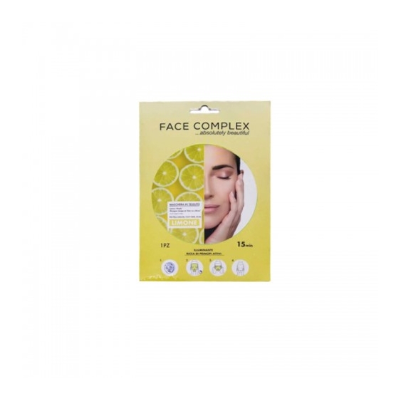 Face Complex Maschera In Tessuto Con Limone