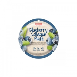 Purederm Blueberry Collagen Mask Maschera Viso Al Mirtillo