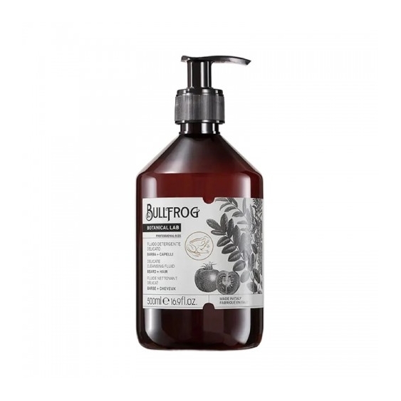 Bullfrog Fluido Detergente Delicato Barba + Capelli 500 Ml