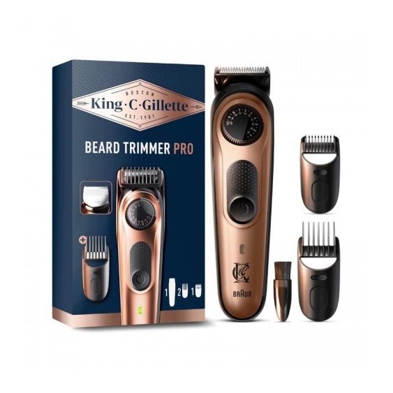 Gillette King C. Beard Trimmer Pro Regolabarba Elettrico