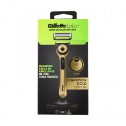 Gillette Labs Rasoio Champion Gold Edition + Manico + Lametta + Base