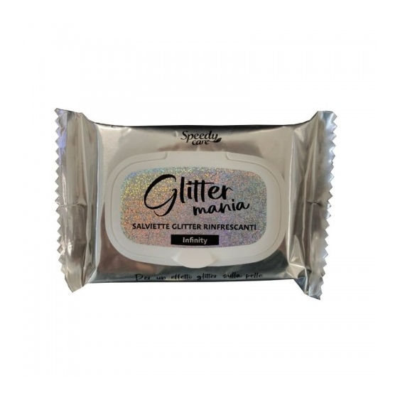 Speedy Care Glitter Mania Infinity 15 Salviette Glitter Rinfrescanti