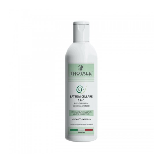 Thotale Latte Micellare 3 In 1 Con Bava Di Lumaca E Acido Ialuronico 250 Ml
