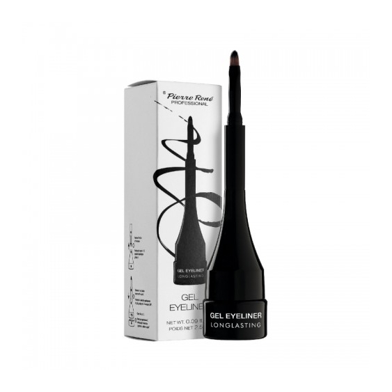 Pierre Rene Gel Eyeliner Longlasting N.01 Carbon Black