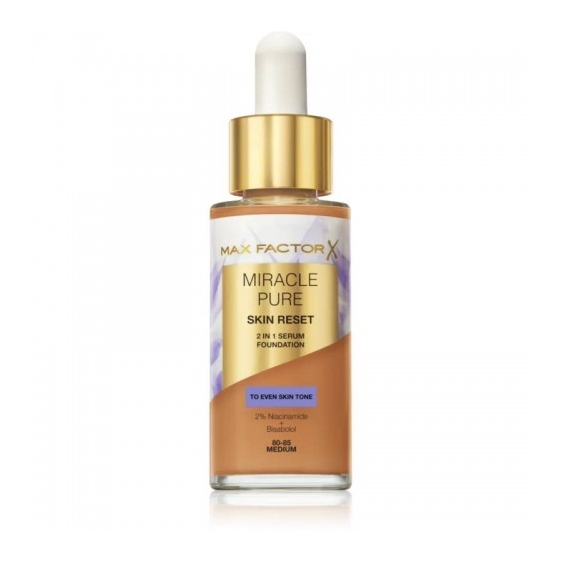 Max Factor Miracle Pure Skin Reset Siero Fondotinta N. 80-85 Medium