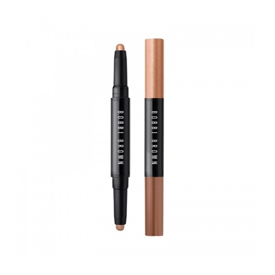 Bobbi Brown Dual-Ended Long-Wear Cream Ombretto Duo In Stick Golden Pink + Taupe