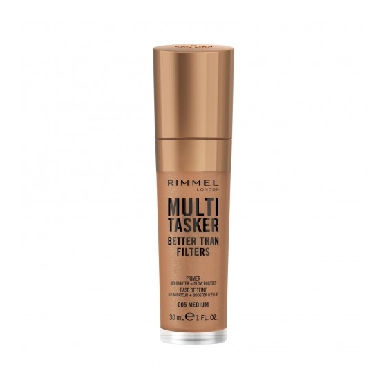 Rimmel Multi-Tasker Better Than Filters 3 In 1 Primer Glow Booster & Illuminante N.005 Medium