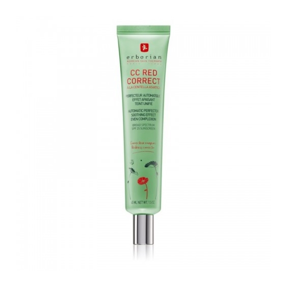 Erborian Cc Red Correct SPF25 Correttore Coreano Per I Rossori 45 Ml