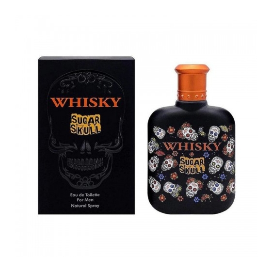 Evaflor Whisky Sugar Skull Eau De Toilette Uomo 100 Ml Vapo