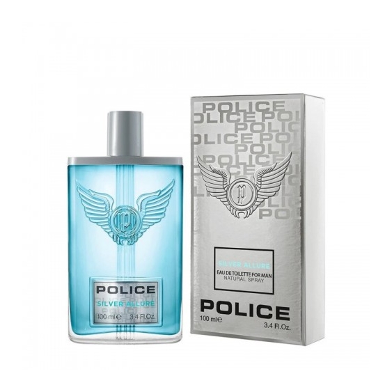 Police Silver Allure Eau De Toilette Uomo 100 Ml Vapo