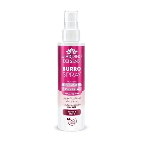 Giardino Dei Sensi Burro Spray Nutriente E Vellutante Ninfea E Rosa 150 ml