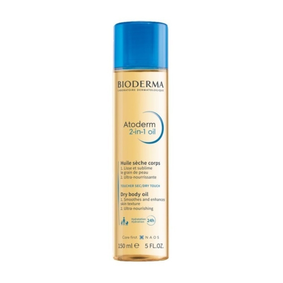 Bioderma Atoderm 2-In-1 Oil Olio Secco Per Il Corpo 150 ml