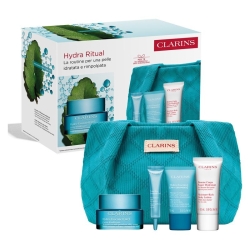 Clarins Blue Bag Hydra Ritual Cofanetto Idratazione Viso E Corpo