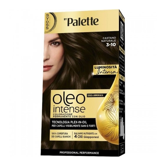 Palette Syoss Oleo Intense Colorazione Permanente N. 3-10 Castano Naturale