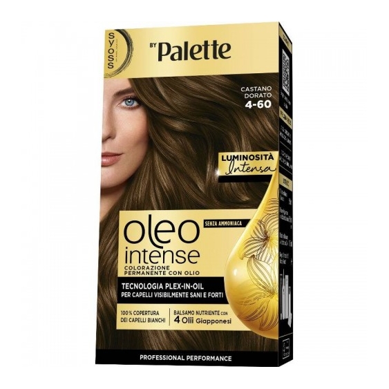Palette Syoss Oleo Intense Colorazione Permanente N. 4-60 Castano Dorato