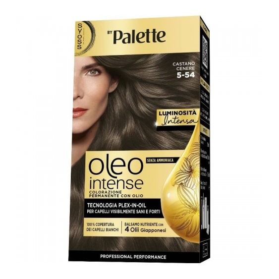 Palette Syoss Oleo Intense Colorazione Permanente N. 5-54 Castano Cenere