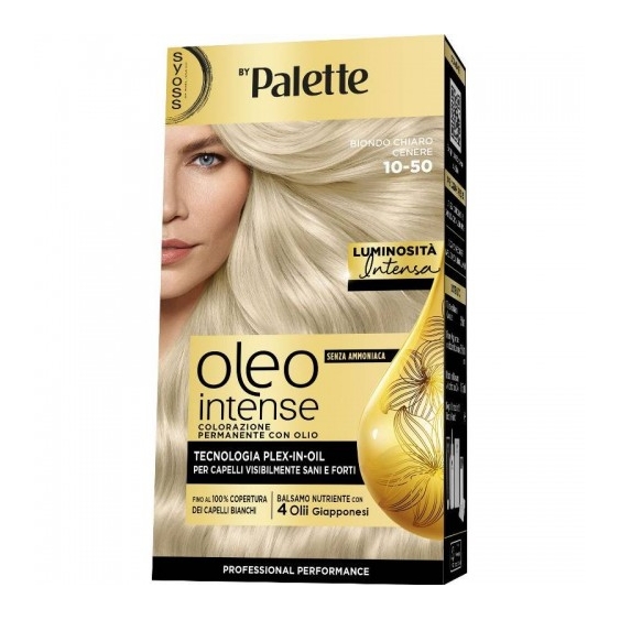 Palette Syoss Oleo Intense Colorazione Permanente N. 10-50 Biondo Chiaro
