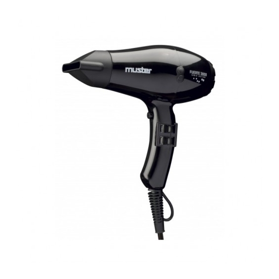 Muster Fuerte 3000 Asciugacapelli Nero 2100w