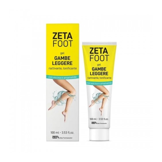 Zeta Farmaceutici Zetafoot Gel Gambe Leggere Riattivante E Tonificante 100 Ml