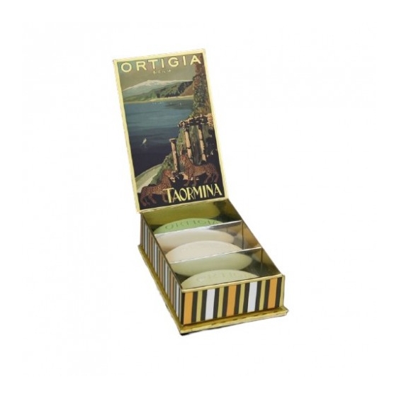 Ortigia City Box Taormina Set Regalo 3 Saponi