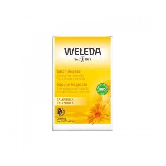 Weleda Calendula Sapone Vegetale Per Pelli Delicate E Sensibili 100 G