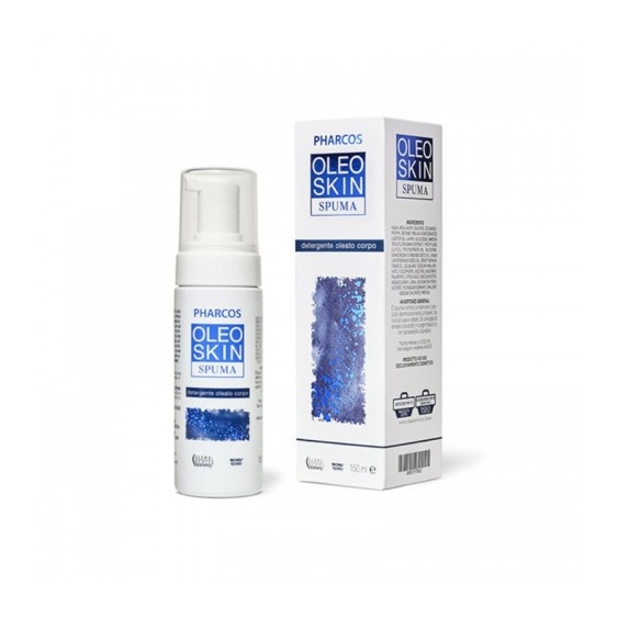 Pharcos Oleoskin Spuma Detergente Oleato Per Il Corpo 150 Ml