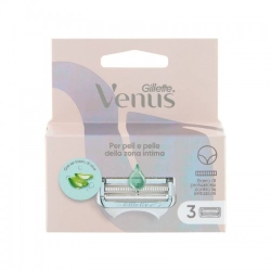 Gillette Venus Per Peli E Pelle Della Zona Intima 3 Lamette Di Ricambio Per Rasoio
