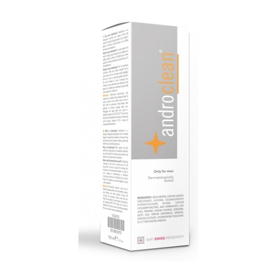 Safi Medical Androclean Detergente Intimo Delicato Maschile 150 Ml