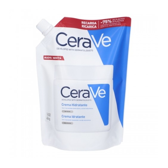 Cerave Moisturising Cream Crema Idratante Viso E Corpo Ricarica Da 454 G