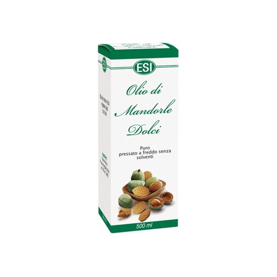 Esi Olio Di Mandorle Dolci Pressato A Freddo Senza Solventi. 100% Naturale 500 ML