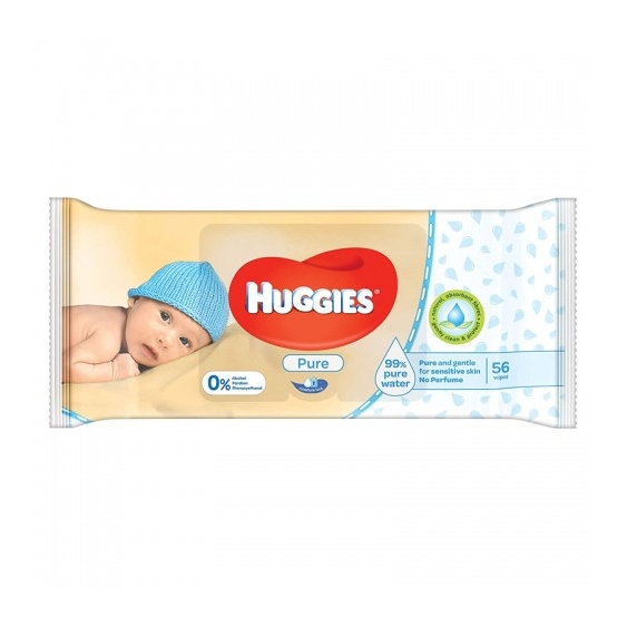 Huggies Pure 56 Salviette Delicate