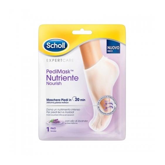 Scholl Pedimask Maschera Piedi Nutriente Con Olio Di Lavanda