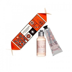 L'Occitane Cofanetto Cracker Fiori Di Ciliegio Gel Doccia 35 Ml + Crema Mani 30 Ml