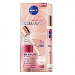 Nivea Expert Lift Cellular Siero Lift 3-Zone Trattamento Anti-Età 30 Ml