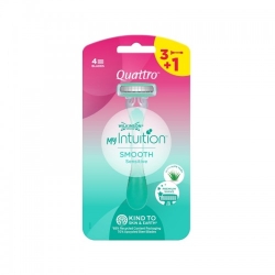 Wilkinson Quattro My Intuition Smooth Sensitive 4 Rasoi Usa E Getta