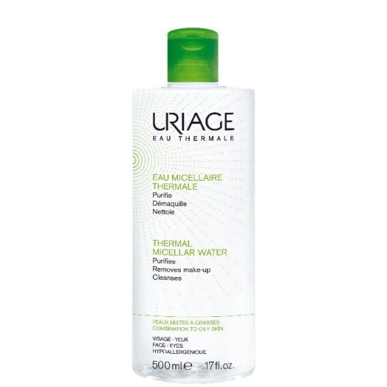 Uriage Eau Micellaire Thermale - Peaux Mixtes à Grasses 2X500ML