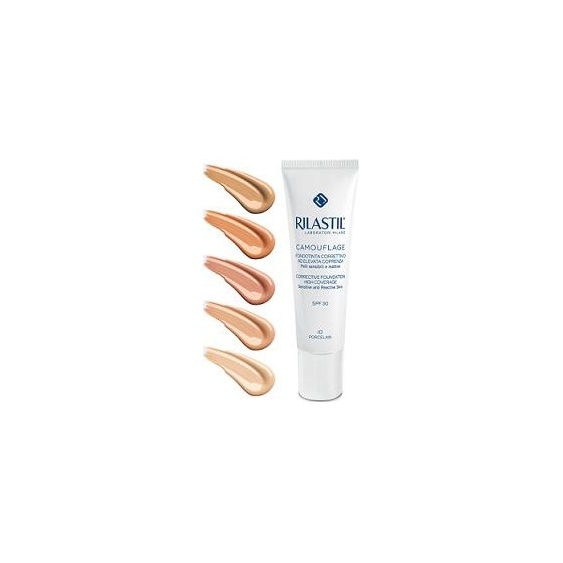 Rilastil Camouflage Fondotinta Correttivo Fluido Ad Elevata Coprenza 10 Porcelain  30 Ml