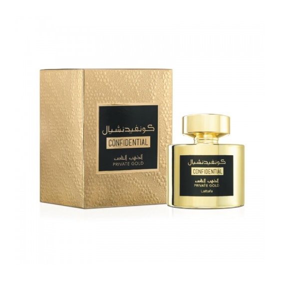 Lattafa Confidential Private Gold Eau De Parfum Unisex 100 Ml Vapo