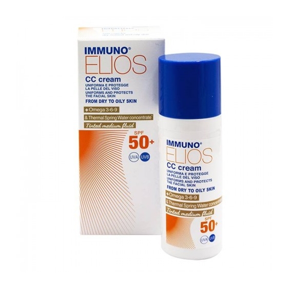 Morgan Crema Solare Viso Immuno Elios 50+ Cc Cream Protezione Molto Alta 40 Ml Medium