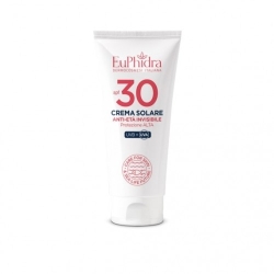 Euphidra Crema Solare Viso 30 SPF Invisibile Anti-Età Protezione Alta 50 Ml