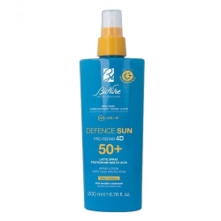 Bionike Crema Solare 50+ SPF Spray Latte Corpo Defence Sun Pro Repair 4D Protezione Molto Alta 200 Ml