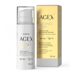 Pharcos Crema Solare Viso 50+ SPF Anti-Macchie Agex Defence Spot Protezione Molto Alta 50 Ml