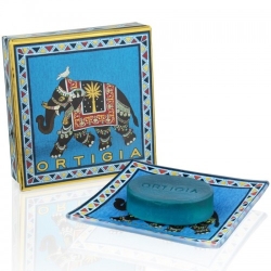 Ortigia Sandalo Piattino Vetro Con Sapone 40 G