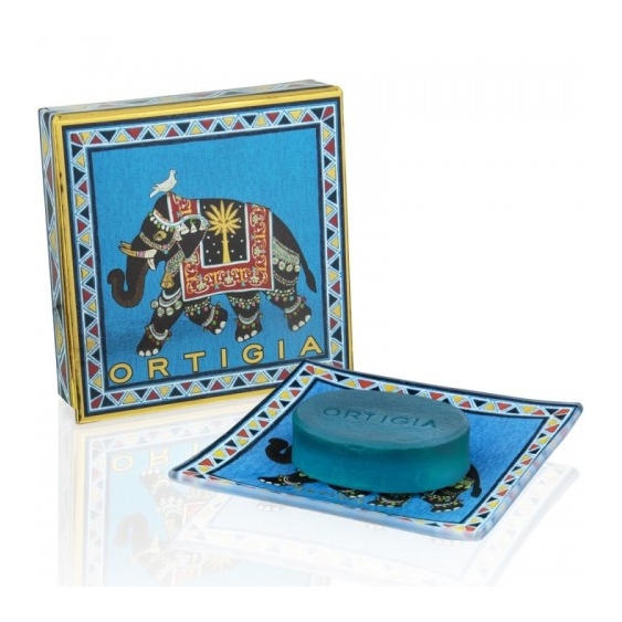 Ortigia Sandalo Piattino Vetro Con Sapone 40 G