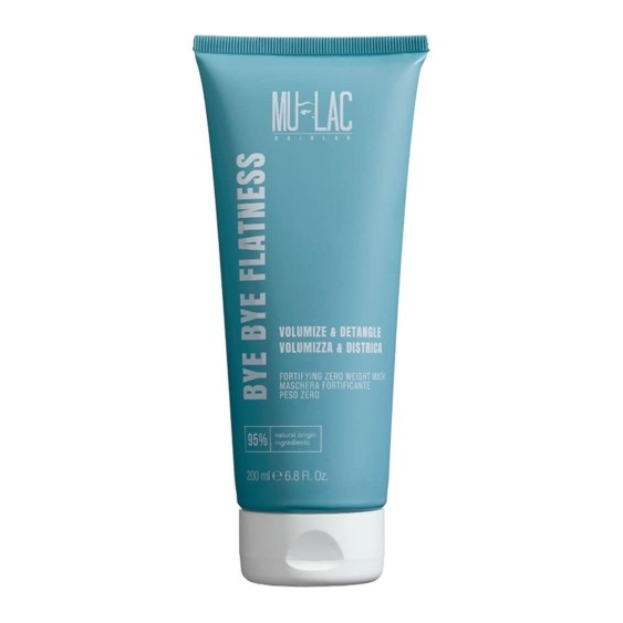 Mulac Bye Bye Flatness Maschera Volumizzante Peso Zero 200 Ml