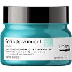 L'Oreal Paris Scalp Advanced 2-In-1 Shampoo And Mask Deep Purifier 250 Ml