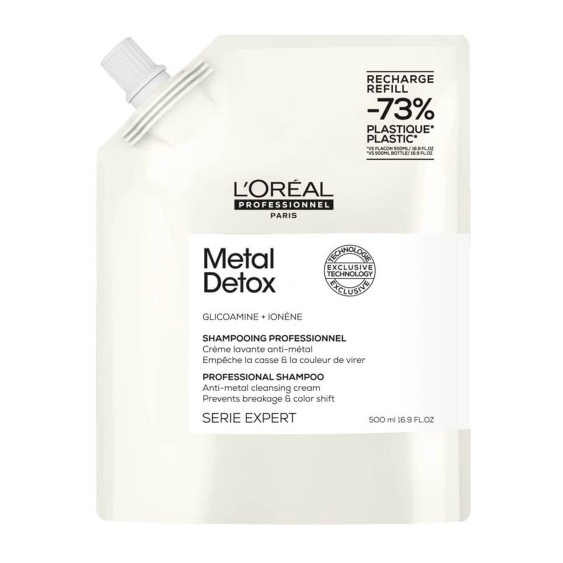 L'Oreal Paris Metal Detox Professional Shampoo Refill 500 Ml