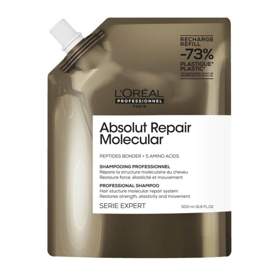 L'Oreal Paris Absolut Repair Molecular Professional Shampoo Refill 500 Ml