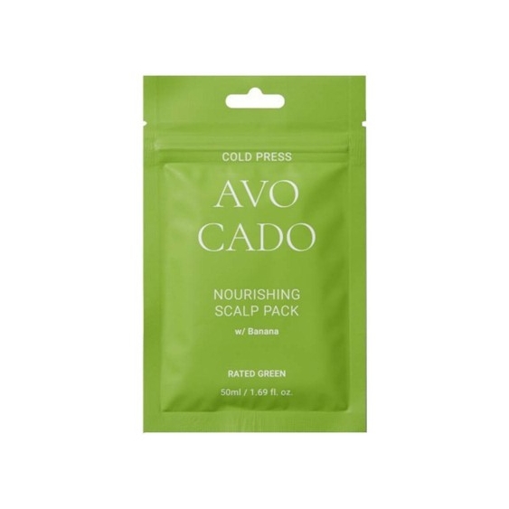 Miin Korean Cosmetics Rated Green Cold Press Avocado Nourishing Scalp Pack 