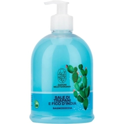 Saponi Mediterranei Sale Di Trapani E Fico D'India Bagnodoccia 500 Ml